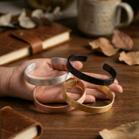 8mm Premium Stainless Steel Open Kada Bracelet