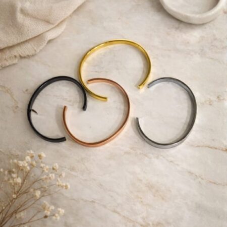 6mm Premium Stainless Steel Open Kada Bracelet