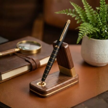 Firefly Premium Wooden Pen Stand
