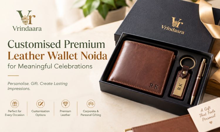 Customised Premium Leather Wallet Noida