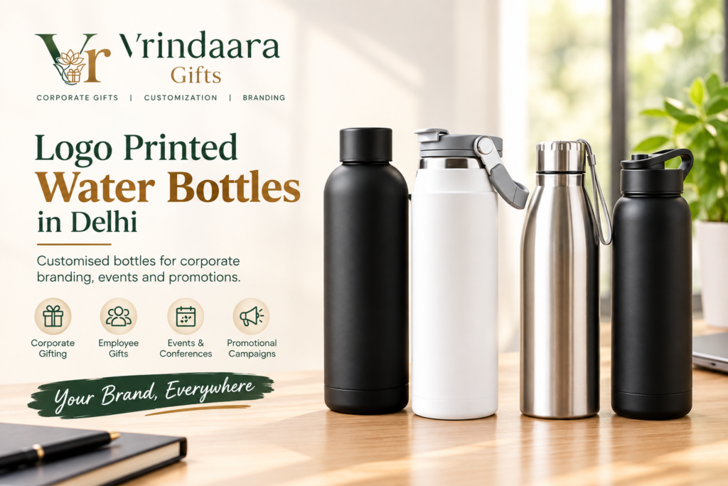 Logo Printed Water Bottles in Delhi for Corporate Branding and Events